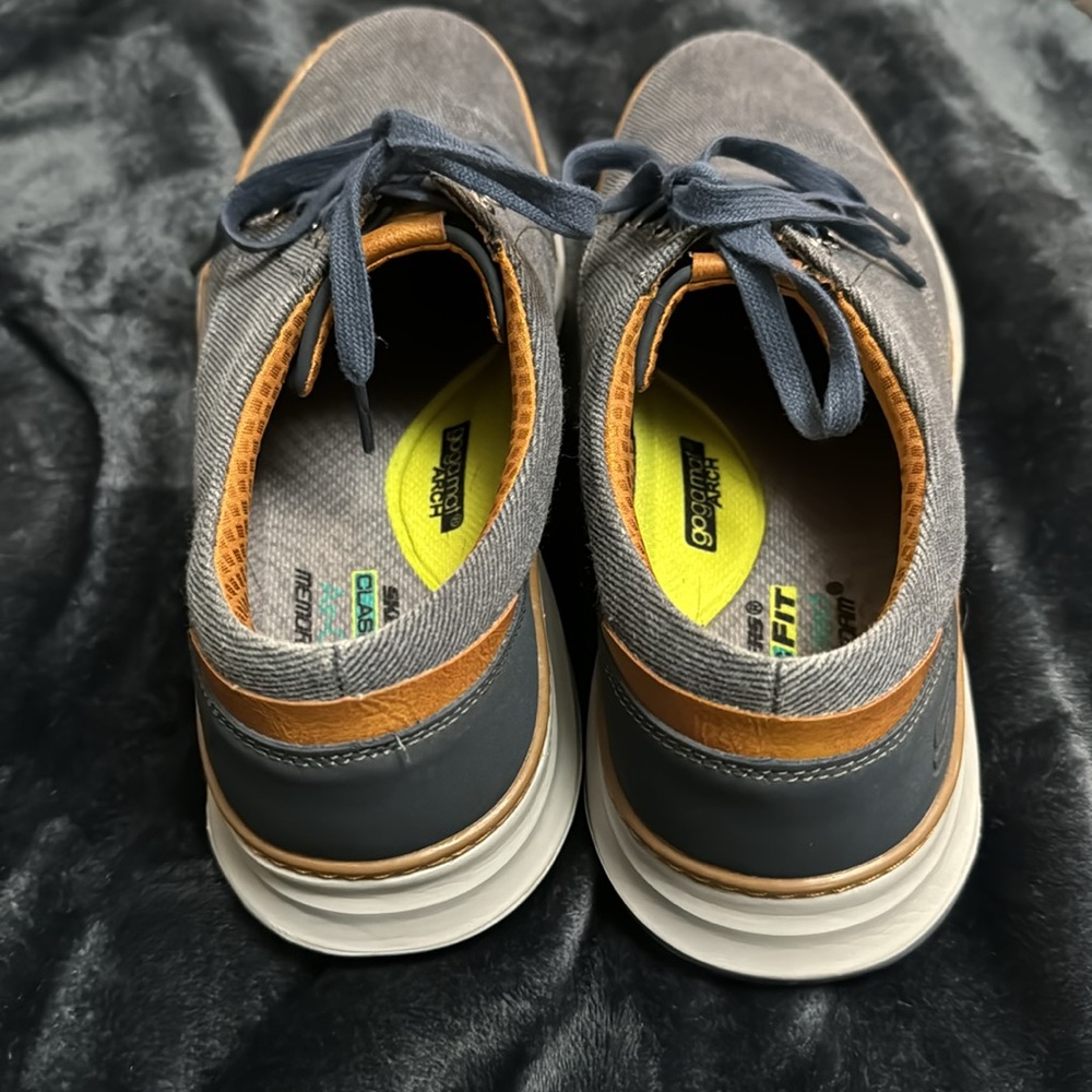 Skechers Navy/Denim Shoes - Picture 3 of 6